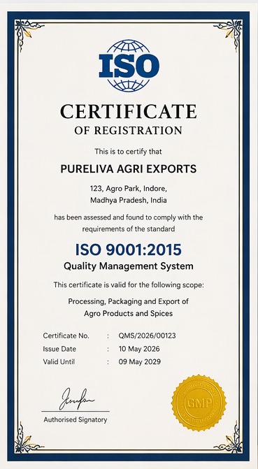 ISO Certified