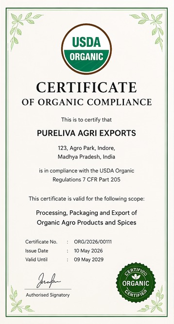 USDA Certified